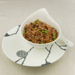 Riso saltato con maiale al miele