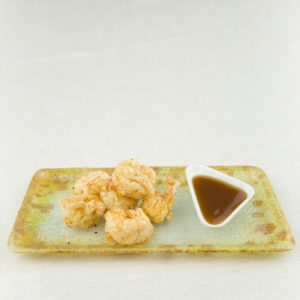 Gamberi fritti con sale e pepe