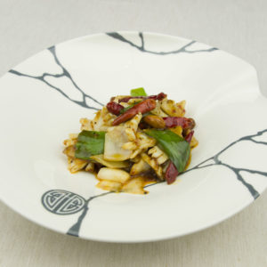 Calamari piccanti alla Kung Pao