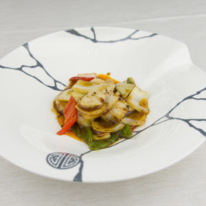 Capesante saltate con salsa piccante