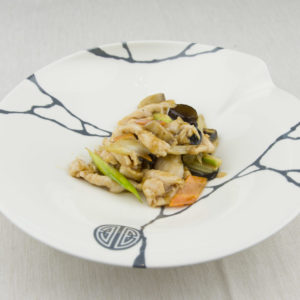 Pollo saltato con verdure